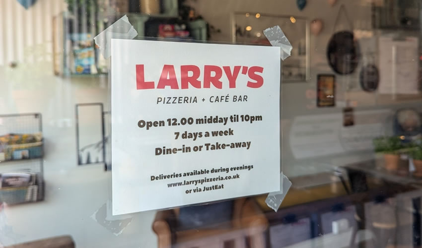 Larrys opening hours