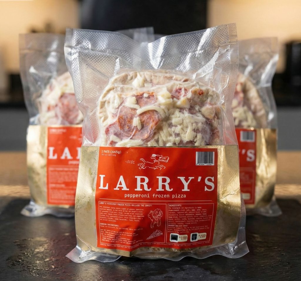 Larry's at Home frozen pizza range