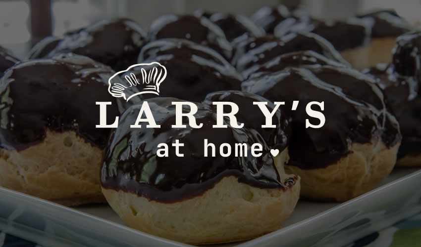 Larry's at Home - Bailey’s Cream Profiteroles with Chocolate Ganache