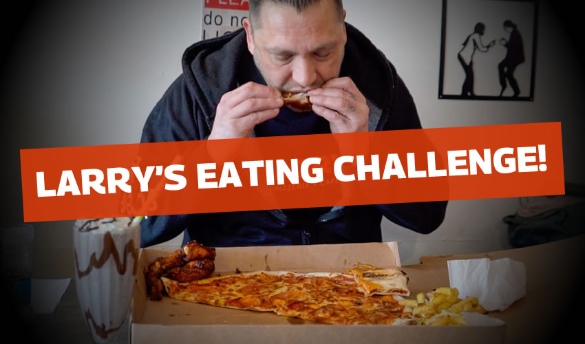 Larry's eating challenge