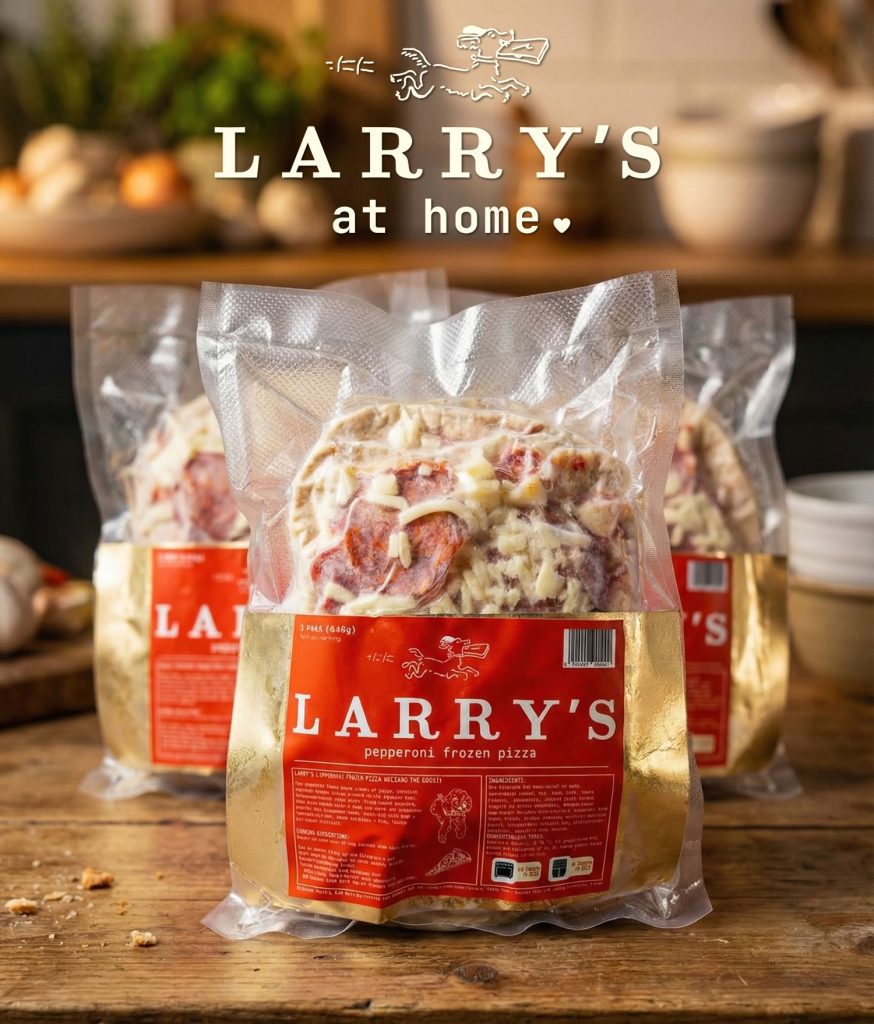 LAH-lifestyle-b Larry's at Home frozen pizza range